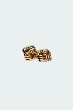 Knotted Square Studs
