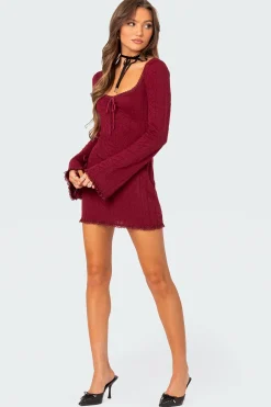 Krista Lacey Knit Mini Dress