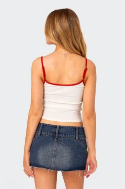 La Lover Rhinestone Tank Top