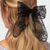 Lace Bow Hair Clip