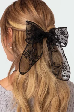 Lace Bow Hair Clip