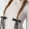 Lace Bow Hair Clip Pack