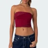Lace Patchwork Tube Top