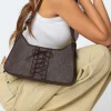 Lace Up Faux Leather Bag