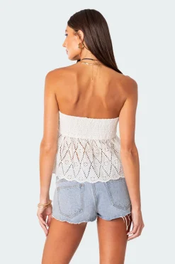 Lacey Cotton Scrunch Tube Top