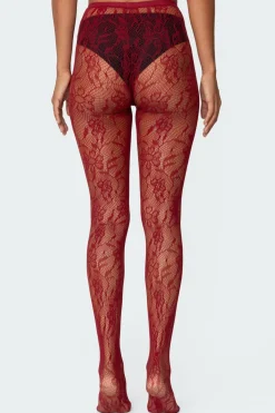 Lacey Fishnet Tights