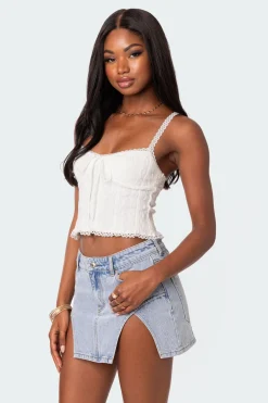Lacey Knit Tank Top