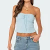 Lacey Knit Tube Top