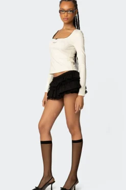 Lacey Ruffled Bloomer Skort