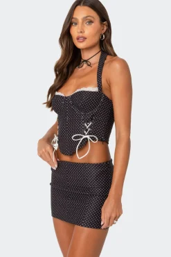 Laine Polka Dot Corset