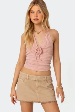 Lanai Striped Halter Top