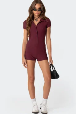 Lane Ribbed Romper
