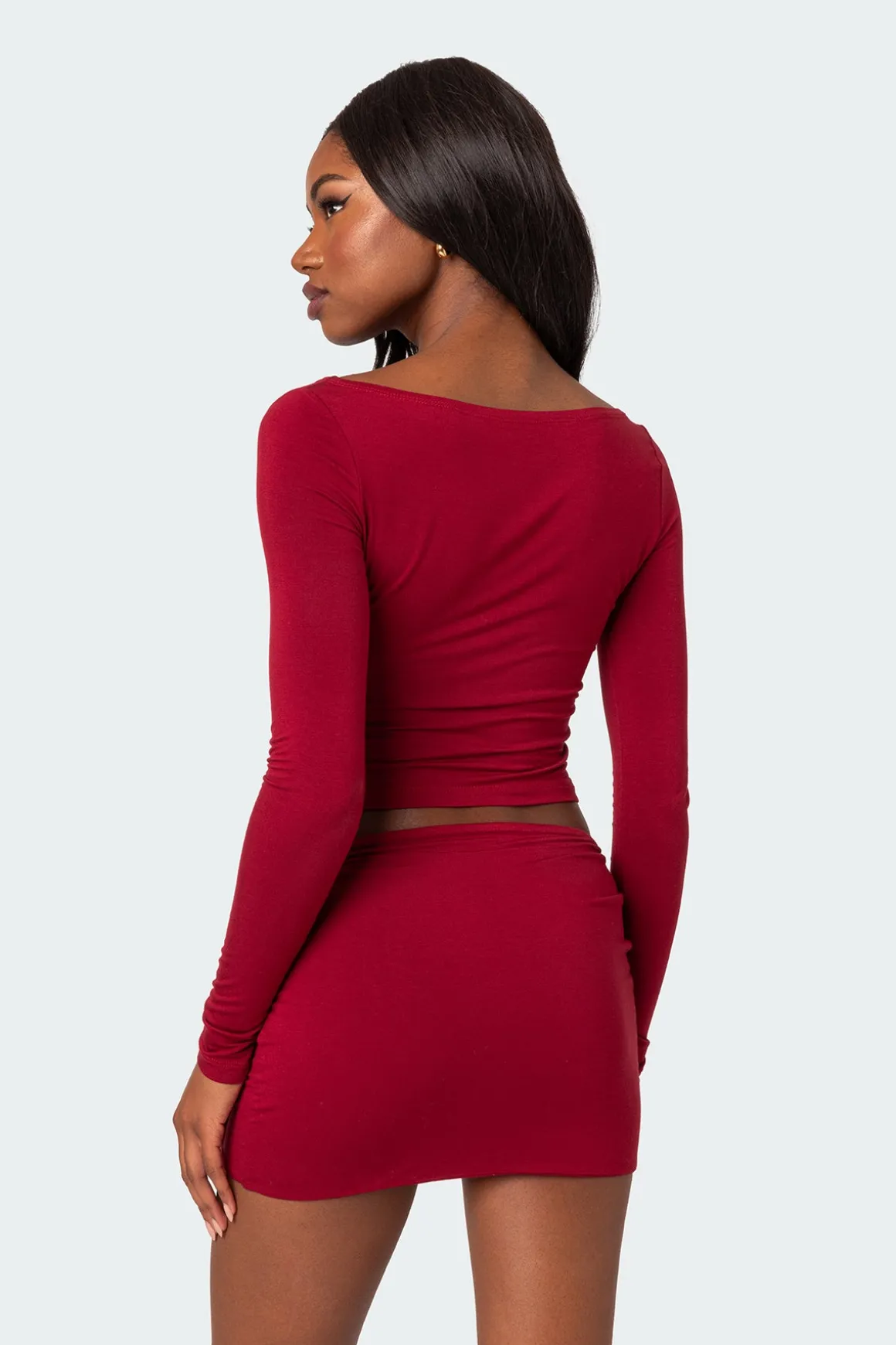 Lara Cut Out Twist Front Top