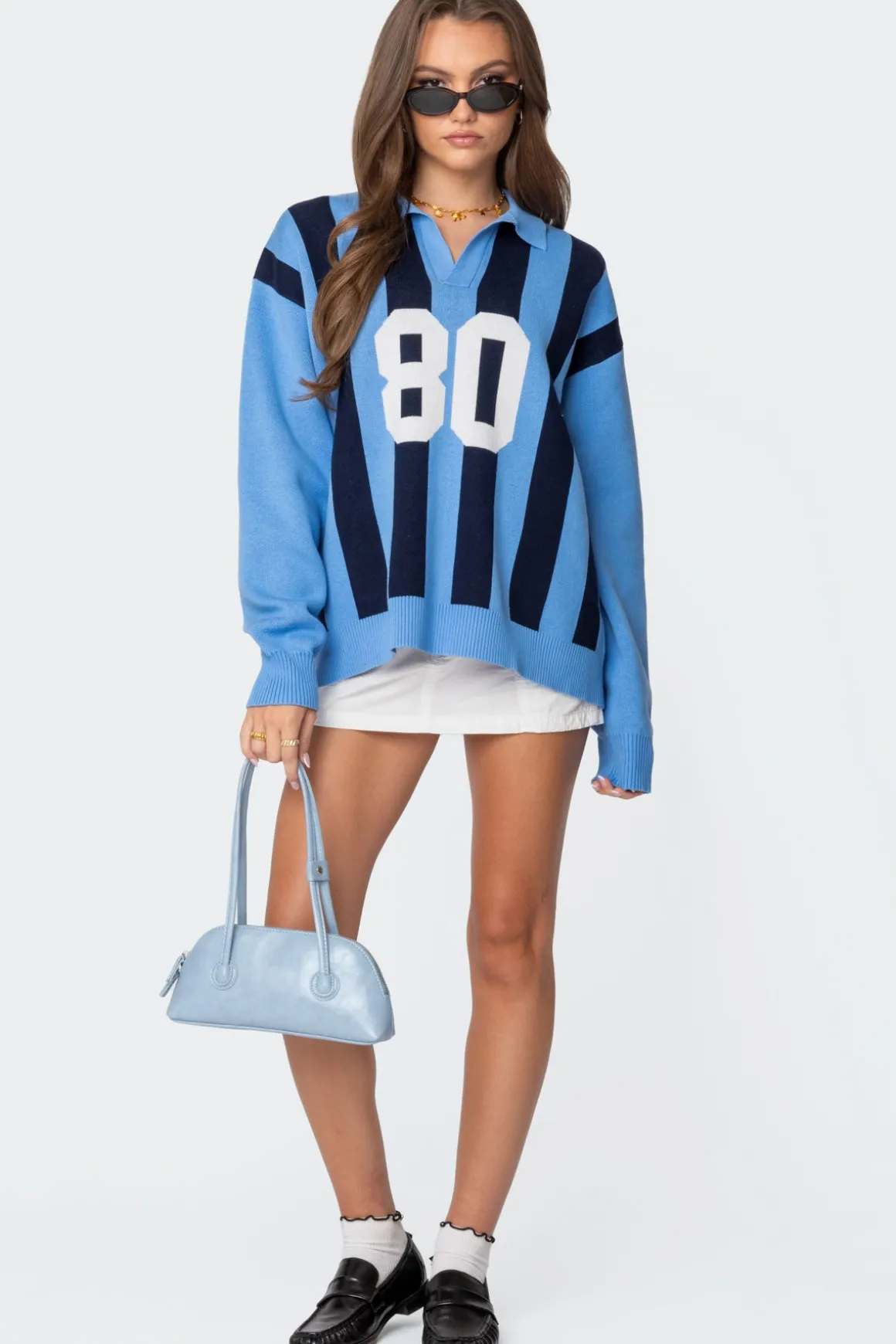 Larson Oversized Polo Sweater