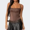 Laurel Shiny Cupped Bodysuit