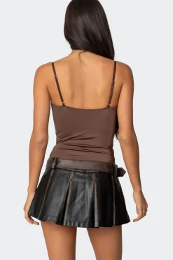 Laurel Shiny Cupped Bodysuit
