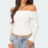 Lauren Knit Fold Over Top