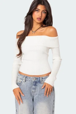 Lauren Knit Fold Over Top