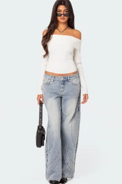 Lauren Knit Fold Over Top