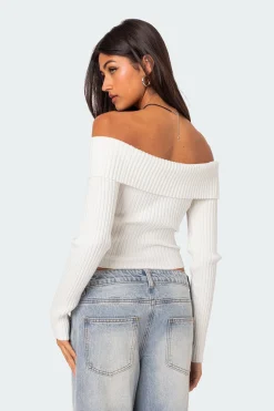 Lauren Knit Fold Over Top