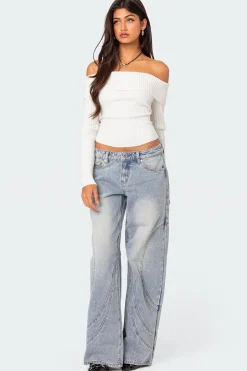 Lauren Knit Fold Over Top
