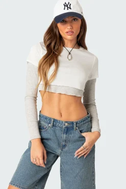 Layered Long Sleeve T Shirt