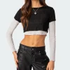 Layered Long Sleeve T Shirt