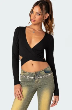 Layla Wrap Crop Top
