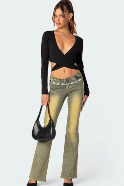 Layla Wrap Crop Top