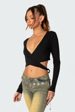 Layla Wrap Crop Top