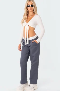 Layla Wrap Crop Top