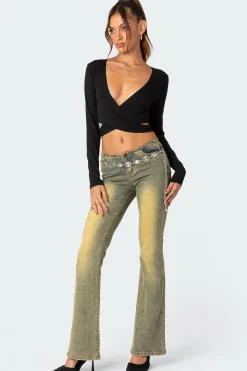 Layla Wrap Crop Top
