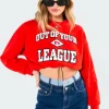 League Cropped Sweatshirt