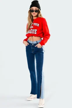 League Cropped Sweatshirt