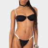 Leanna Contrast Cupped Bikini Top