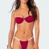 Leanna Contrast Cupped Bikini Top