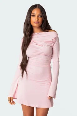 Leena Gathered Mini Dress