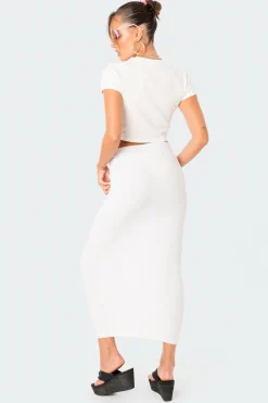 Leila Knitted Maxi Skirt