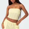 Lemon Lacey Cotton Corset