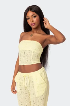 Lemon Lacey Cotton Corset