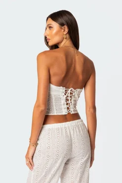 Lemon Lacey Cotton Corset