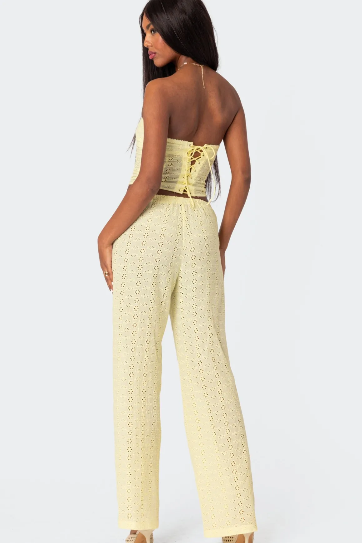Lemon Lacey Cotton Corset