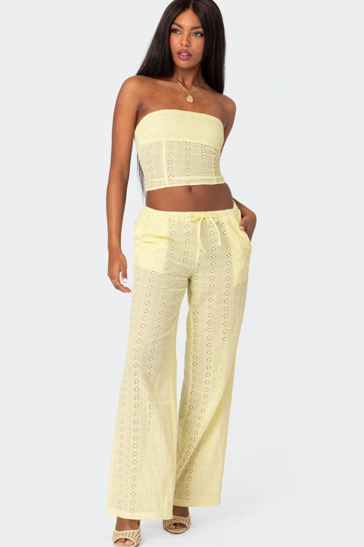 Lemon Lacey Cotton Corset
