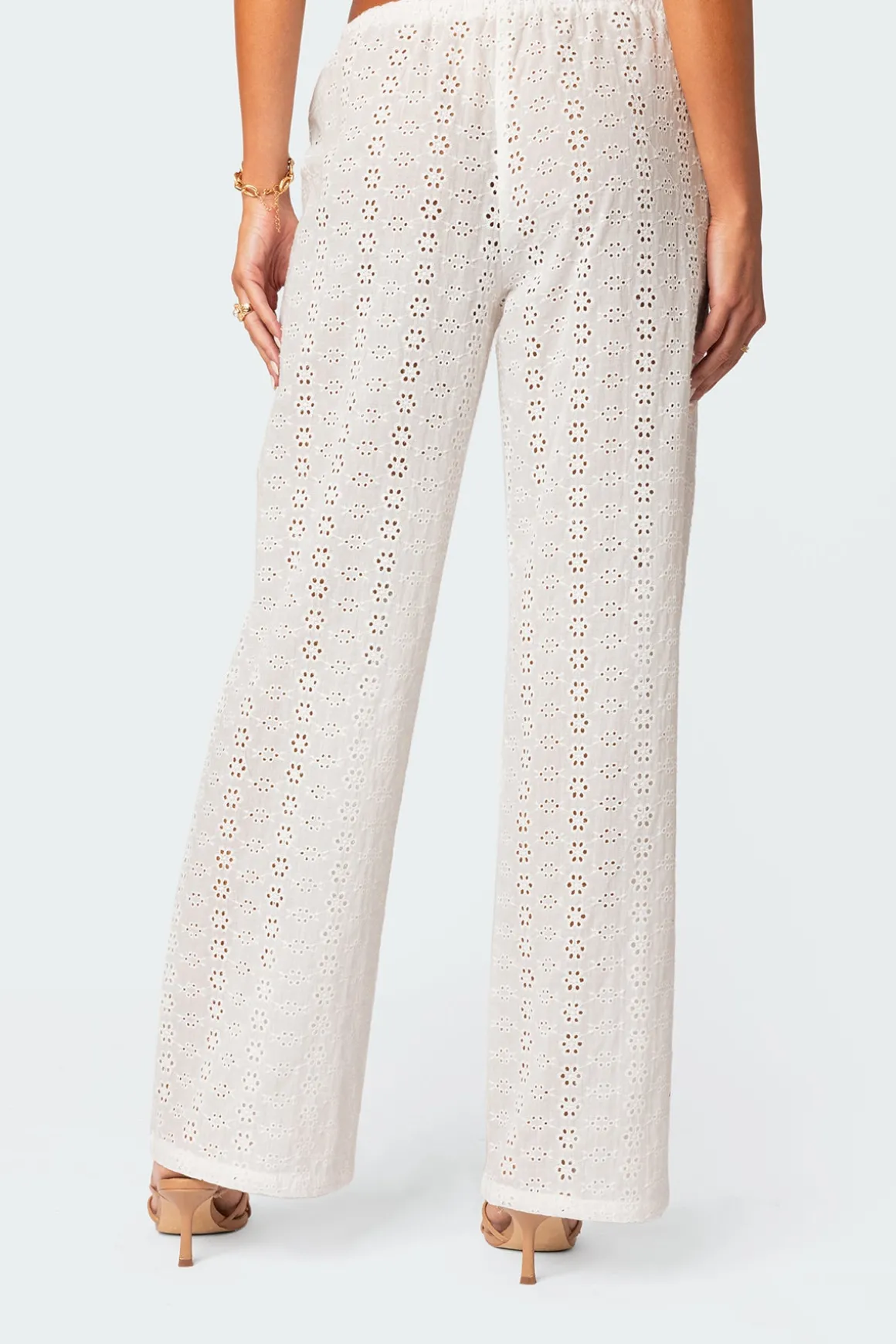 Lemon Lacey Cotton Pants