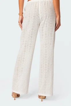 Lemon Lacey Cotton Pants