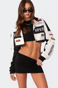 Lenni Patch Cropped Jacket