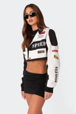 Lenni Patch Cropped Jacket