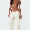 Leoni Side Tie Cotton Gauze Pants