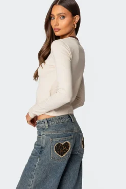 Leopard 8 Long Sleeve T Shirt