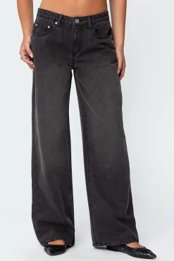 1980 Leopard Patch Low Rise Jeans